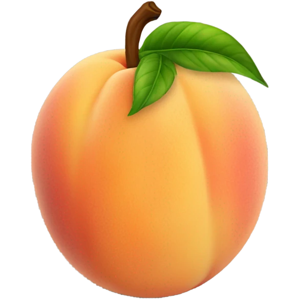 Peach emoji