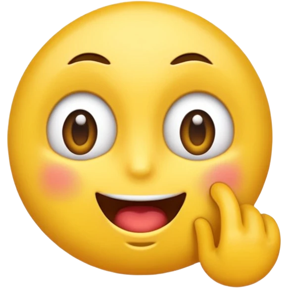 Un emoji surpris qui suce une bite emoji