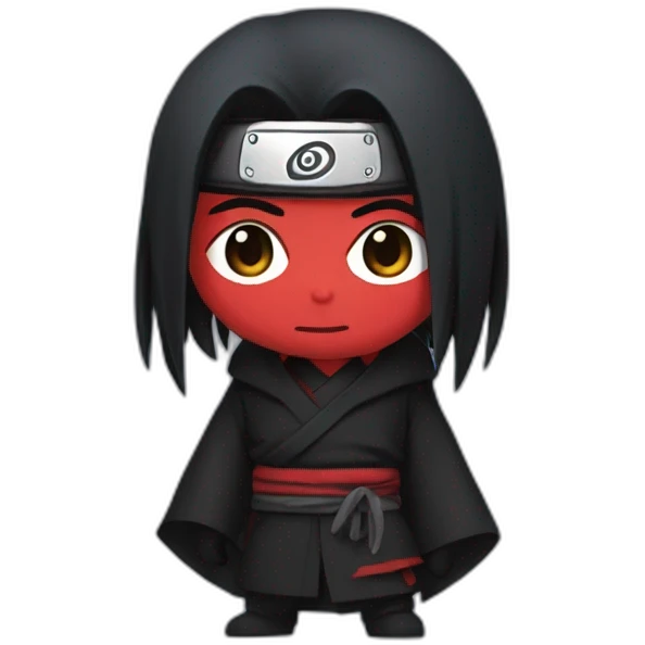 itachi avec un flingue emoji