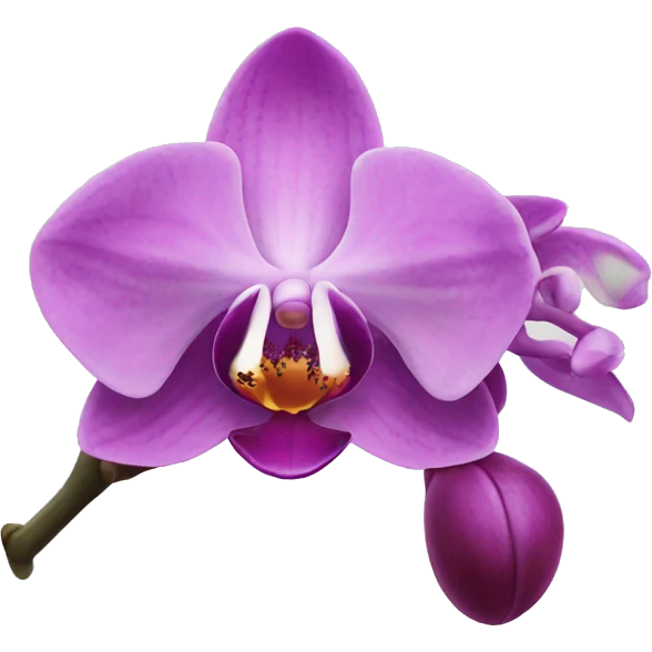 orchid emoji
