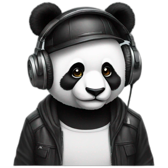 dj panda emoji