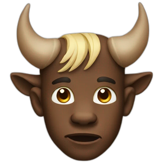 Human bull emoji
