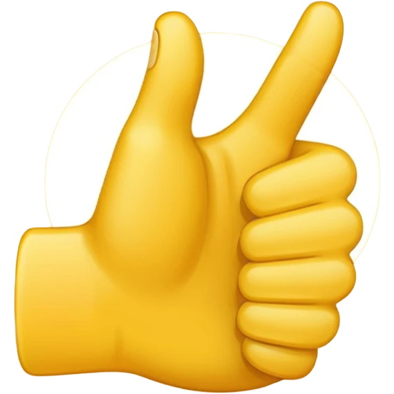 thumbs up emoij, make the thumb super long emoji