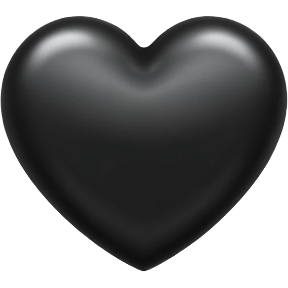 A black heart emoji