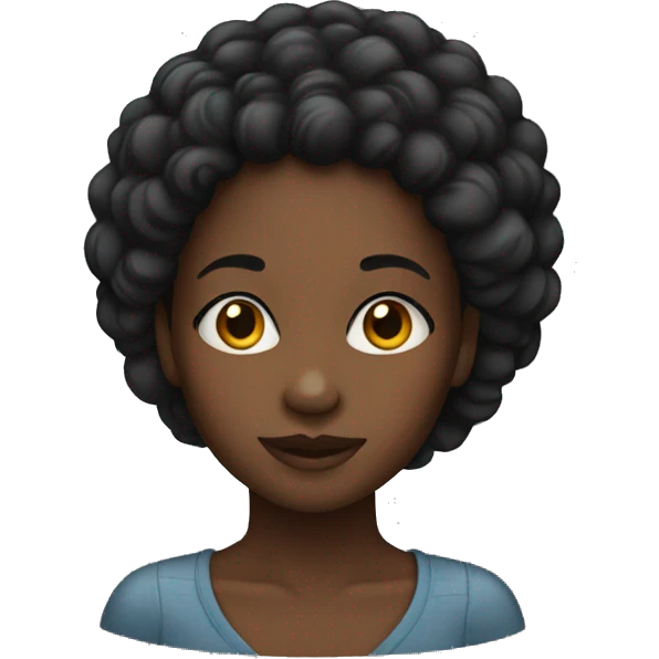 Black girl emoji