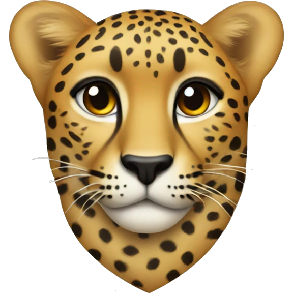Heart + cheetah  emoji