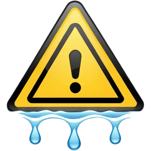 slippery surface sign emoji