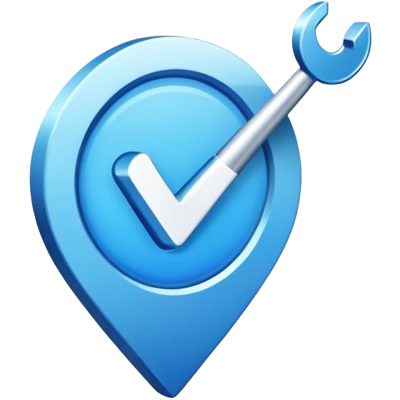 Blue verification tick emoji