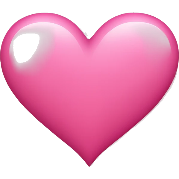 pink heart emoji
