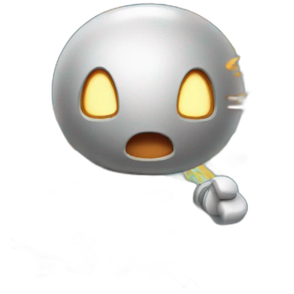 Bomberman exploding emoji