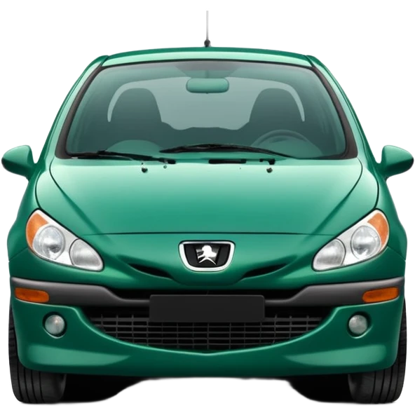 1999 Peugeot 206 emerald green  emoji