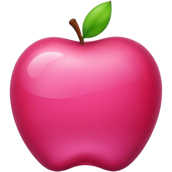pink apple emoji
