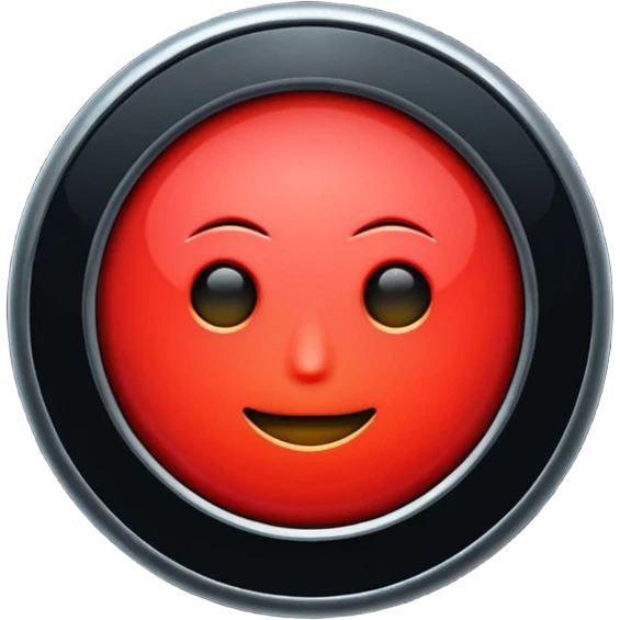 Symbol of void in red emoji