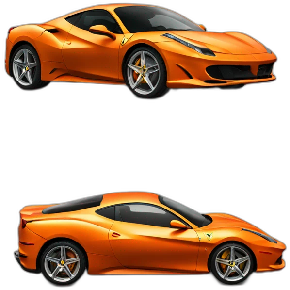 orange ferrari emoji