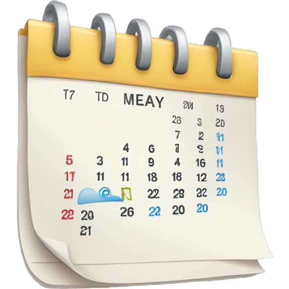 calendar emoji