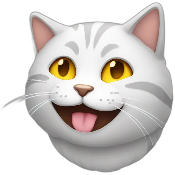 Sleepcat happy emoji