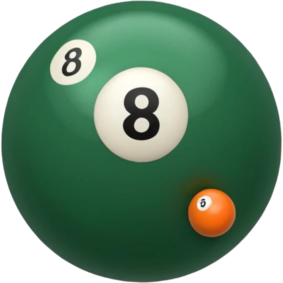 billiard, pool emoji