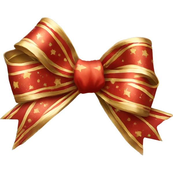 Christmas bow  emoji