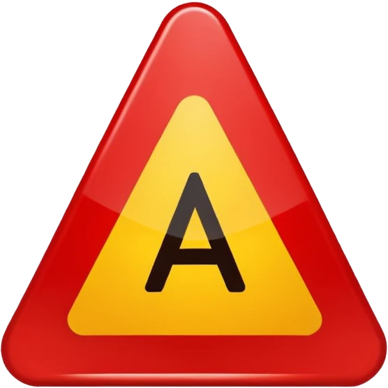 Attention rouge emoji