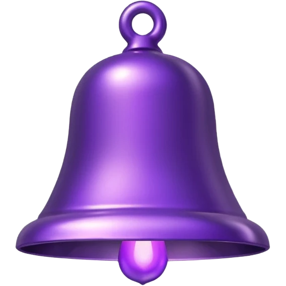 purple bell emoji
