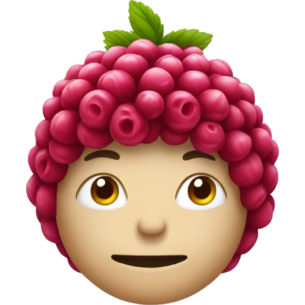 raspberry  emoji