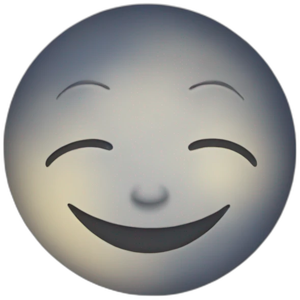happy moon emoji