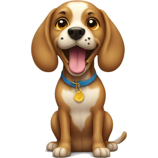 Winner dog emoji