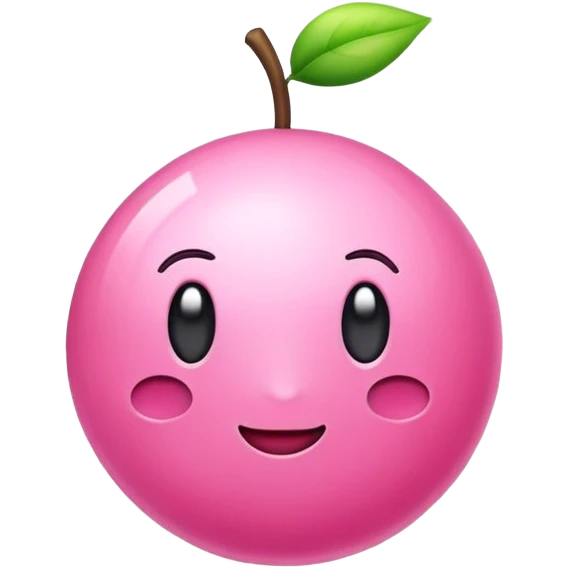 Pink idea emoji