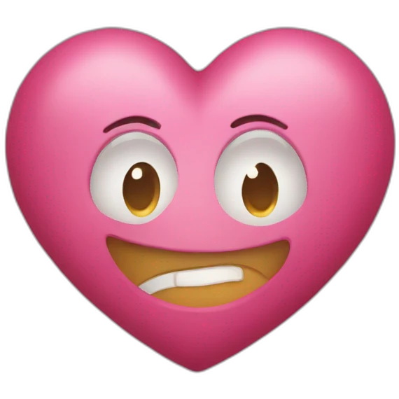 Heart telling emoji