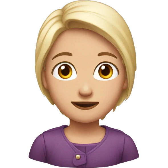 девушка в розовом худи emoji
