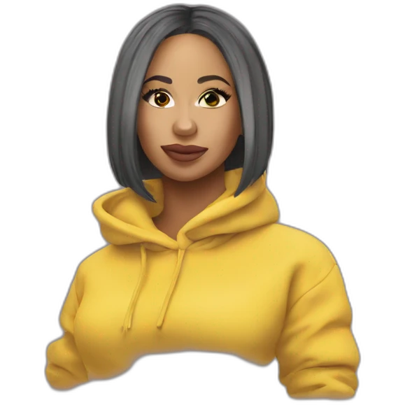 Bodak yellow emoji