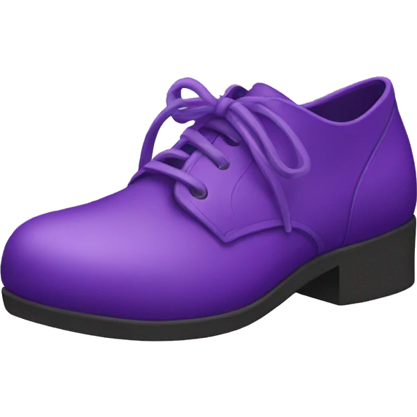 purple Flat shoe  emoji
