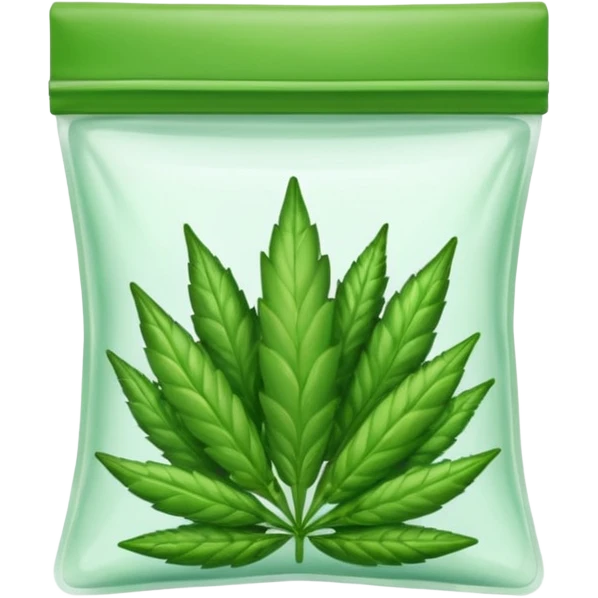 weed buds pack zip transparent emoji