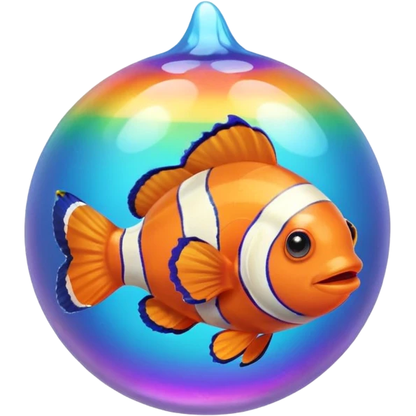 Ball of Goos with Rainbow Clownfish emoji