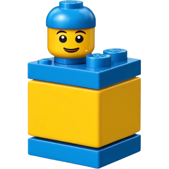 A simple LEGO build emoji