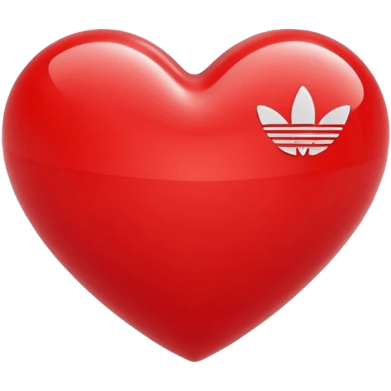 Adidas heart emoji
