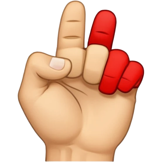 El işareti yumruk yap. Baş parmağı işaret ve orta parmağın arasından çıksın https://imgproxy.attic.sh/insecure/f:png/plain/https://attic.sh/sniq38tpbfr3jc03ekzbdhc1ztz1 bunda açık olan parmakları da kapa emoji