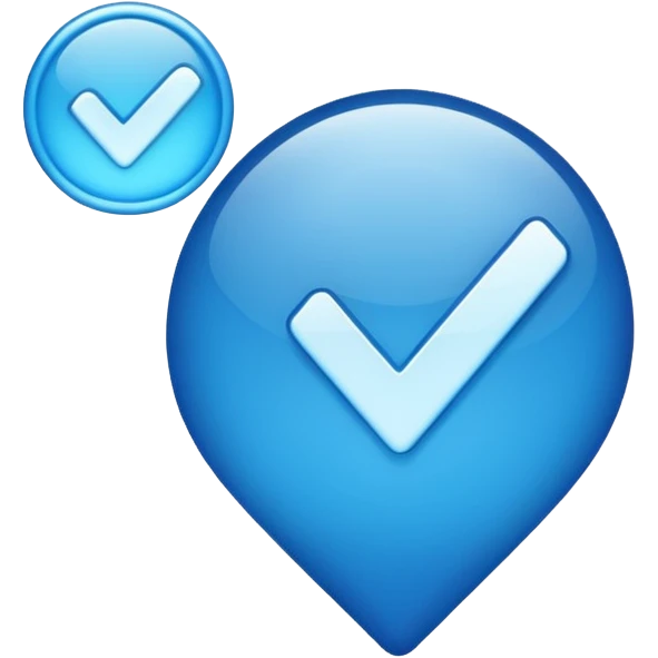 blue checkmark  emoji