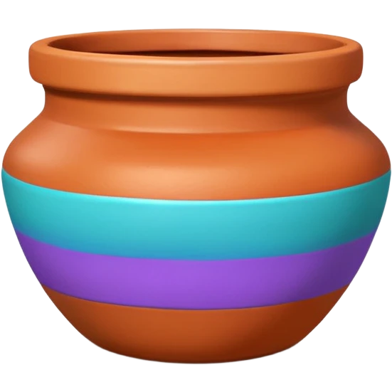 Painted Clay Pot emoji