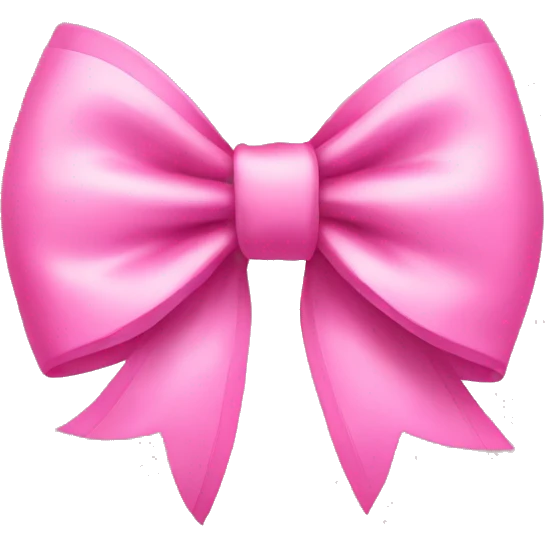 pink bow emoji