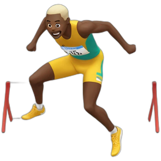 Hurdler emoji