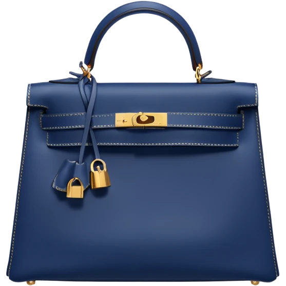 hermes kelly dark blue emoji