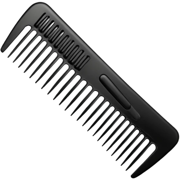 hairdressing comb emoji