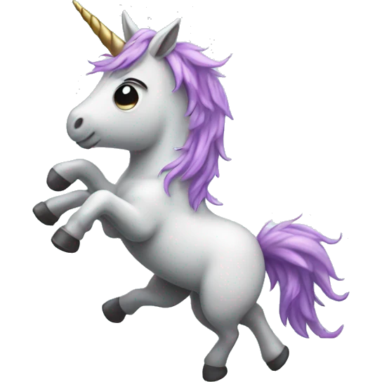 unicorn dancing in the rain emoji