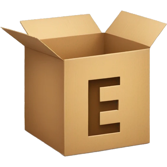 letter E in a box emoji