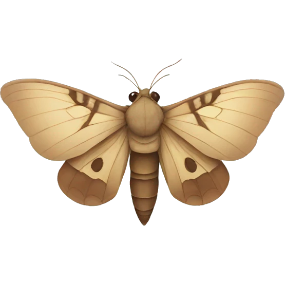 Moth emoji