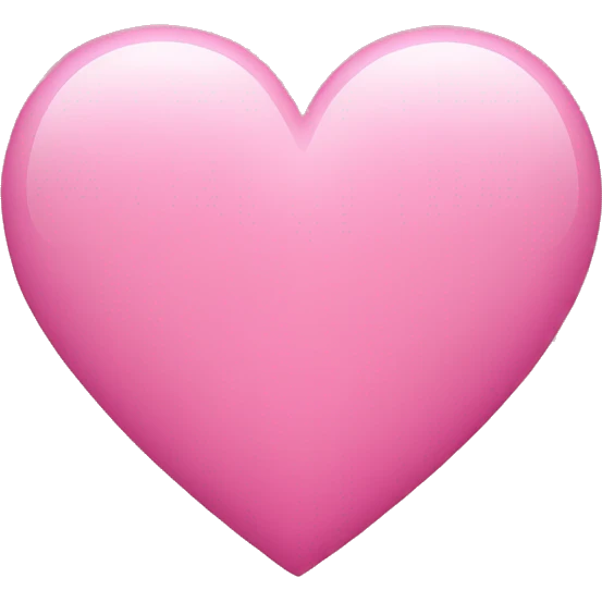 Pink heart emoji