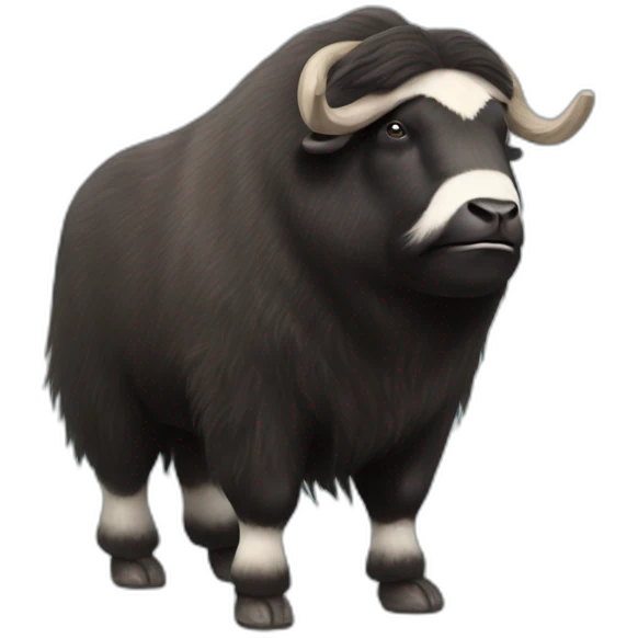 musk ox deadlifting emoji