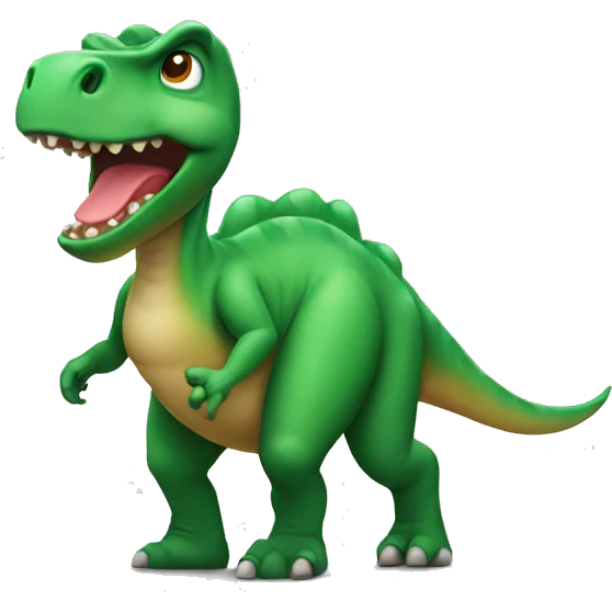 Farting Dino emoji