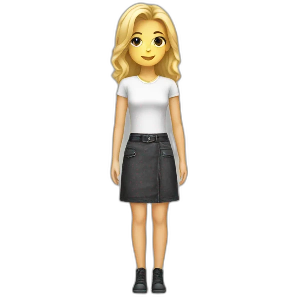 Short skirt emoji